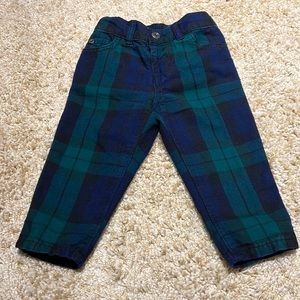 Gap Blackwatch plaid pant 18-24 mo